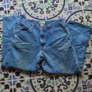 Flannel lined L.L.bean jeans!